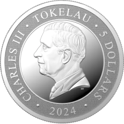Stříbrná mince 1 Oz Untamed Landscapes Krokodýl 2024