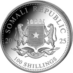 Stříbrná mince 1 Oz African Wildlife Elephant 2025