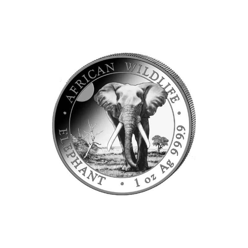Stříbrná mince 1 Oz African Wildlife Elephant 2025