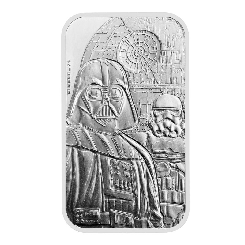 Stříbrný slitek 1 Oz Star Wars Temná strana Síly