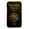Zlatý slitek 20 g Heraeus