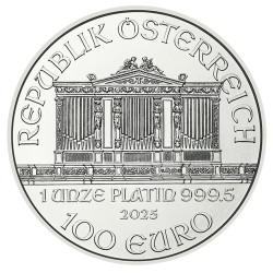 Platinová mince 1 Oz Wiener Philharmoniker 2025
