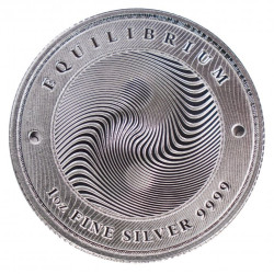 Stříbrná mince 1 Oz Equilibrium 2021 Proof křišťály Swarovski
