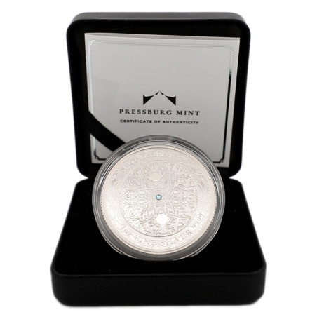 Stříbrná mince 1 Oz Equilibrium 2023 Proof křišťály Swarovski