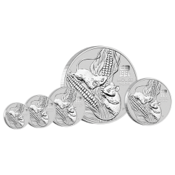 Stříbrná mince 2 Oz Lunar Series III Year of the Mouse 2020