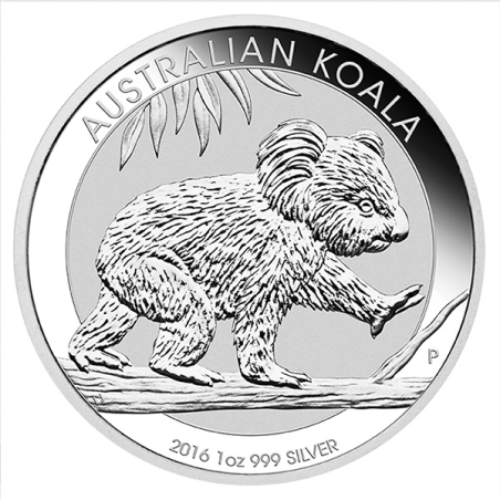 Stříbrná mince 1 Oz Koala 2016