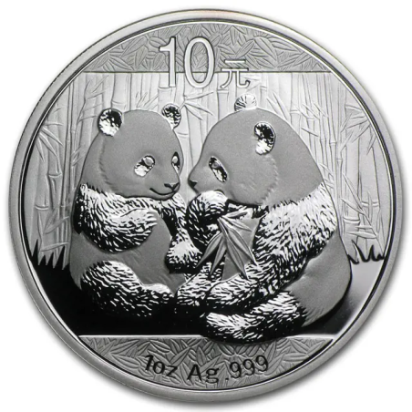 Stříbrná mince 1 Oz China Panda 2009