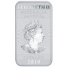 Stříbrná mince ve tvaru slitku 1 Oz Rectangular Dragon 2019
