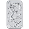 Stříbrná mince ve tvaru slitku 1 Oz Rectangular Dragon 2019