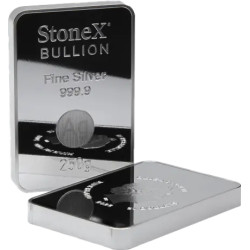 Stříbrná mince ve tvaru slitku 250 g Stonex