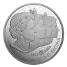 Stříbrná mince 5 Oz Královna Alžběta II. Korunovace 2022 Proof