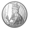 Stříbrná mince 5 Oz Královna Alžběta II. Korunovace 2022 Proof