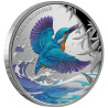 Stříbrná mince 1 Oz Azure Kingfisher 2023 Proof