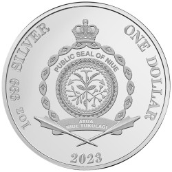 Stříbrná mince 1 Oz Azure Kingfisher 2023 Proof