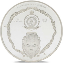 Stříbrná mince 1 Oz Marvel Groot 2025 Proof