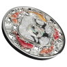 Stříbrná mince 2 Oz Filigree Koi 2023 Proof