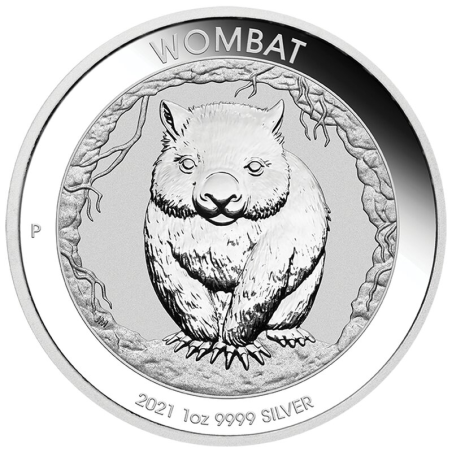 Stříbrná mince 1 Oz Wombat 2021