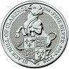 Stříbrná mince 2 Oz The Queens Beasts Black Bull of Clarence 2018