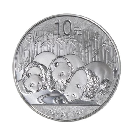 Stříbrná mince 1 Oz China Panda 2013