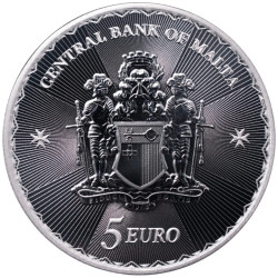 Stříbrná mince 1 Oz Maltese cross 2023 (Maltézský Kříž)