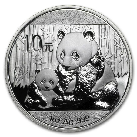 Stříbrná mince 1 Oz China Panda 2012