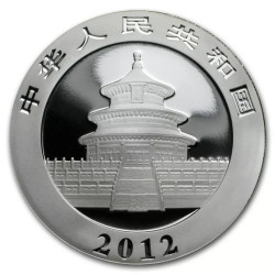 Stříbrná mince 1 Oz China Panda 2012