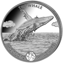 Stříbrná mince 1 Oz World's Wildlife The Whale 2020