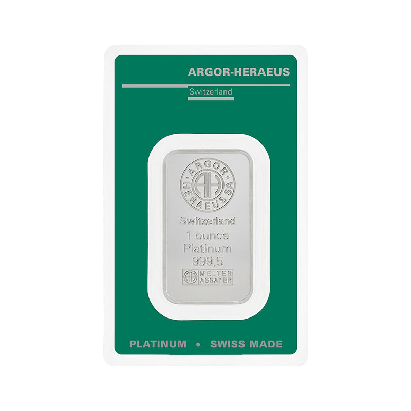 Platinový slitek 1 Oz Argor Heraeus
