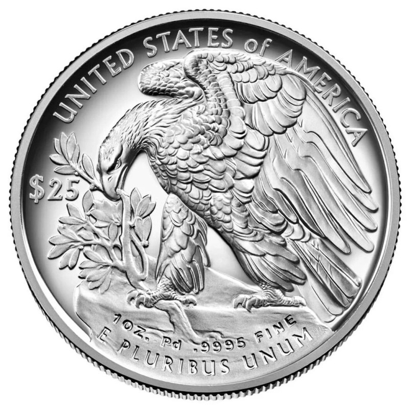 Palladiová mince 1 Oz American Eagle 2021
