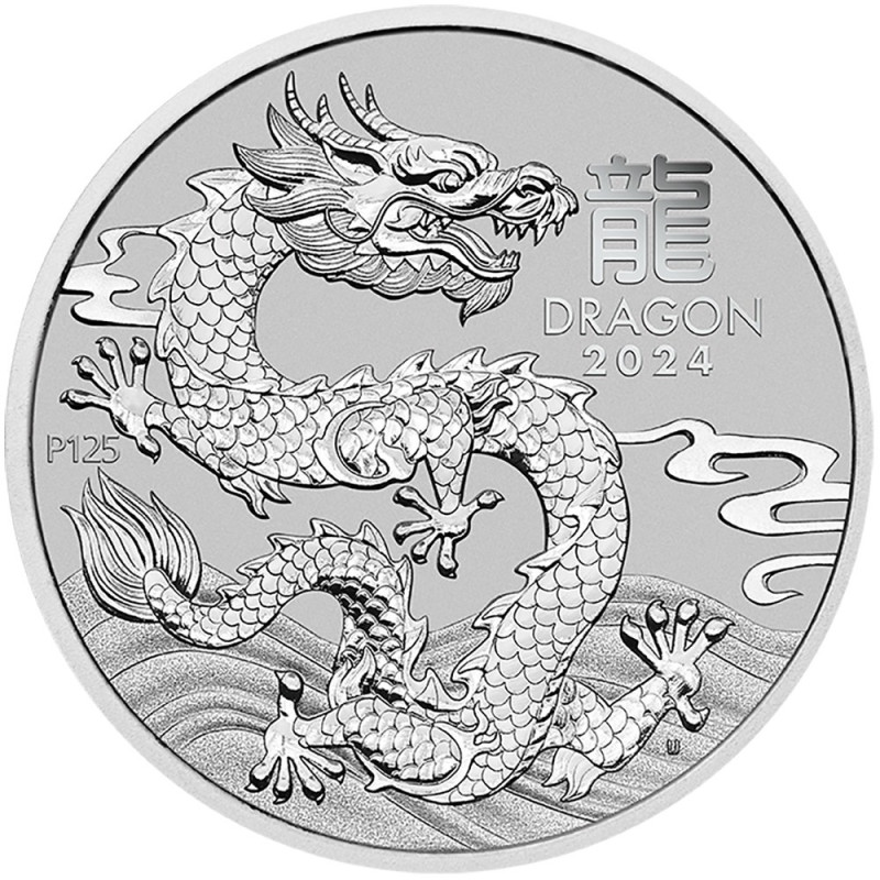 Platinová mince 1 Oz Lunar Series III Year of the Dragon 2024