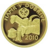 Zlatá mince 1/4 Oz Hamr v Dobřívě 2010 Proof