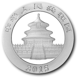 Stříbrná mince 1 Oz China Panda 2015