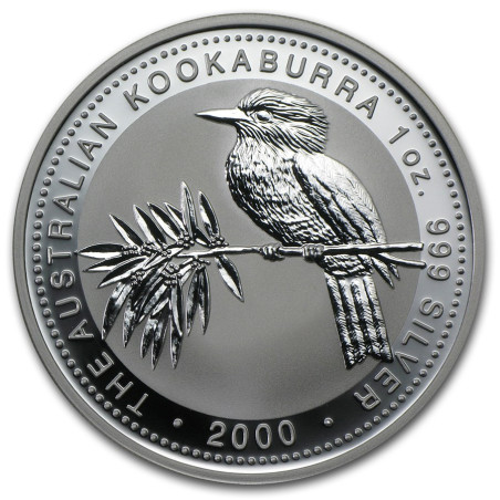Stříbrná mince 1 Oz Kookaburra 2000