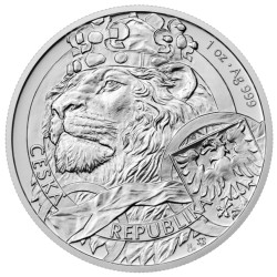 Stříbrná mince 1 Oz Český...