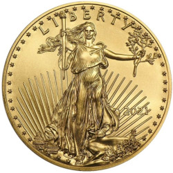 Zlatá mince 1/2 Oz American Eagle 2021 typ 1