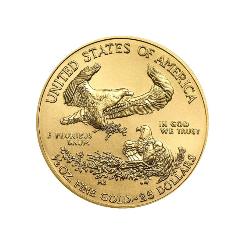 Zlatá mince 1/2 Oz American Eagle 2021 typ 1