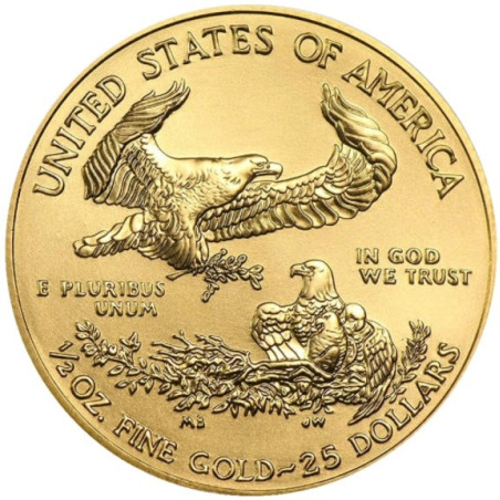 Zlatá mince 1/2 Oz American Eagle 2021 typ 1
