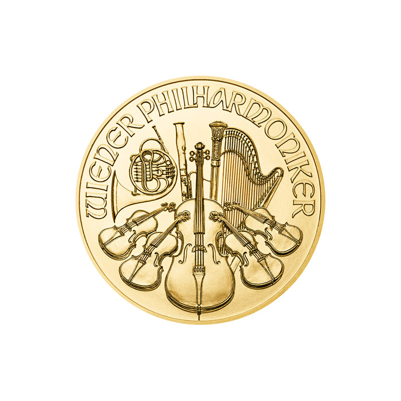 Zlatá mince 1 Oz Wiener Philharmoniker různé roky