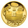 Zlatá mince 1/2 Oz Karel Zeman 100 let od narození filmového režiséra 2010 Proof
