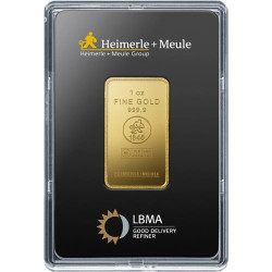 Zlatý slitek 1 Oz Heimerle...