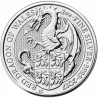 Stříbrná mince 2 Oz The Queens Beasts Red Dragon of Wales 2017