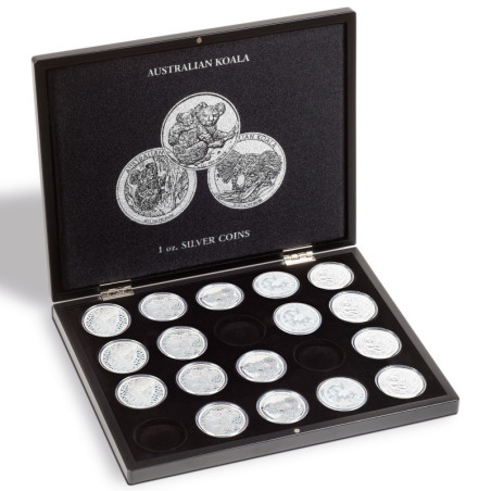 The Perth Mint Australia Koala 2007-2025 sada stříbrných mincí 18 x 1 Oz