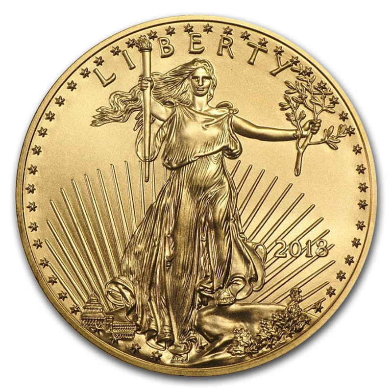 Zlatá mince 1 Oz American Eagle 2018