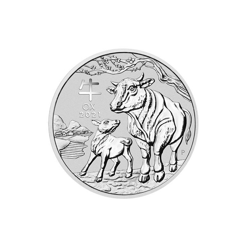 Stříbrná mince 1 Oz Lunar Series III Year of the Ox 2021