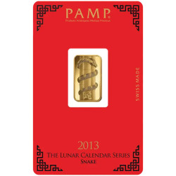 PAMP Lunar series II 2012-2023 sada zlatých slitků 12 x 5 g