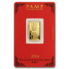 PAMP Lunar series II 2012-2023 sada zlatých slitků 12 x 5 g