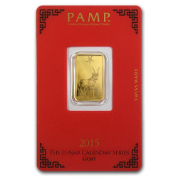 PAMP Lunar series II 2012-2023 sada zlatých slitků 12 x 5 g