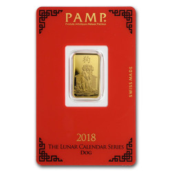 PAMP Lunar series II 2012-2023 sada zlatých slitků 12 x 5 g