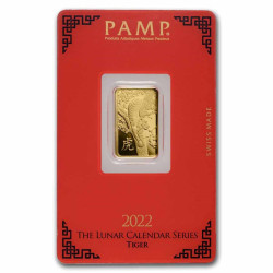 PAMP Lunar series II 2012-2023 sada zlatých slitků 12 x 5 g