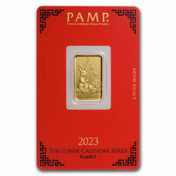PAMP Lunar series II 2012-2023 sada zlatých slitků 12 x 5 g